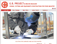 Tablet Screenshot of gbpro.it